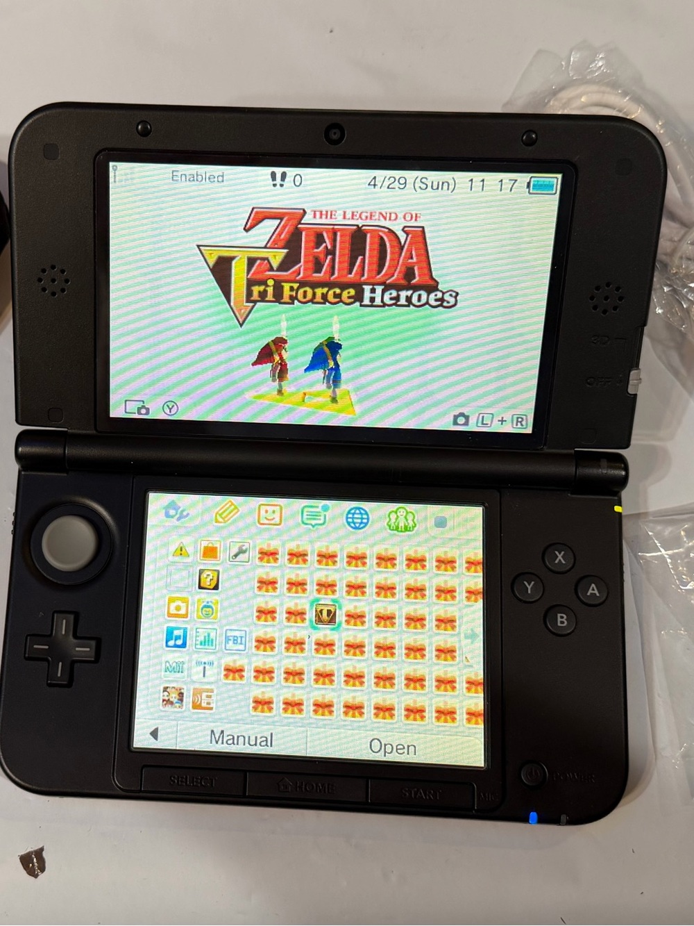 Nintendo 3DS XL Handheld Console 128gb Black